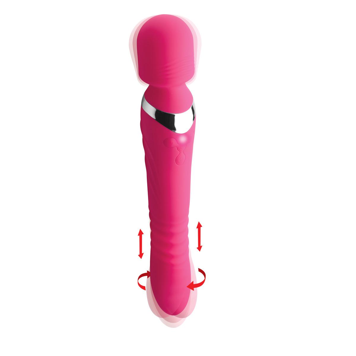 INMI - Ultra Thrust-Her Vibrerende Siliconen Wand - Roze