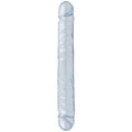 Crystal Jellies Dubbel Dildo - Transparant