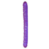 Crystal Jellies Double Dong - Paars