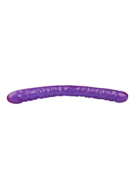 Crystal Jellies Double Dong - Paars