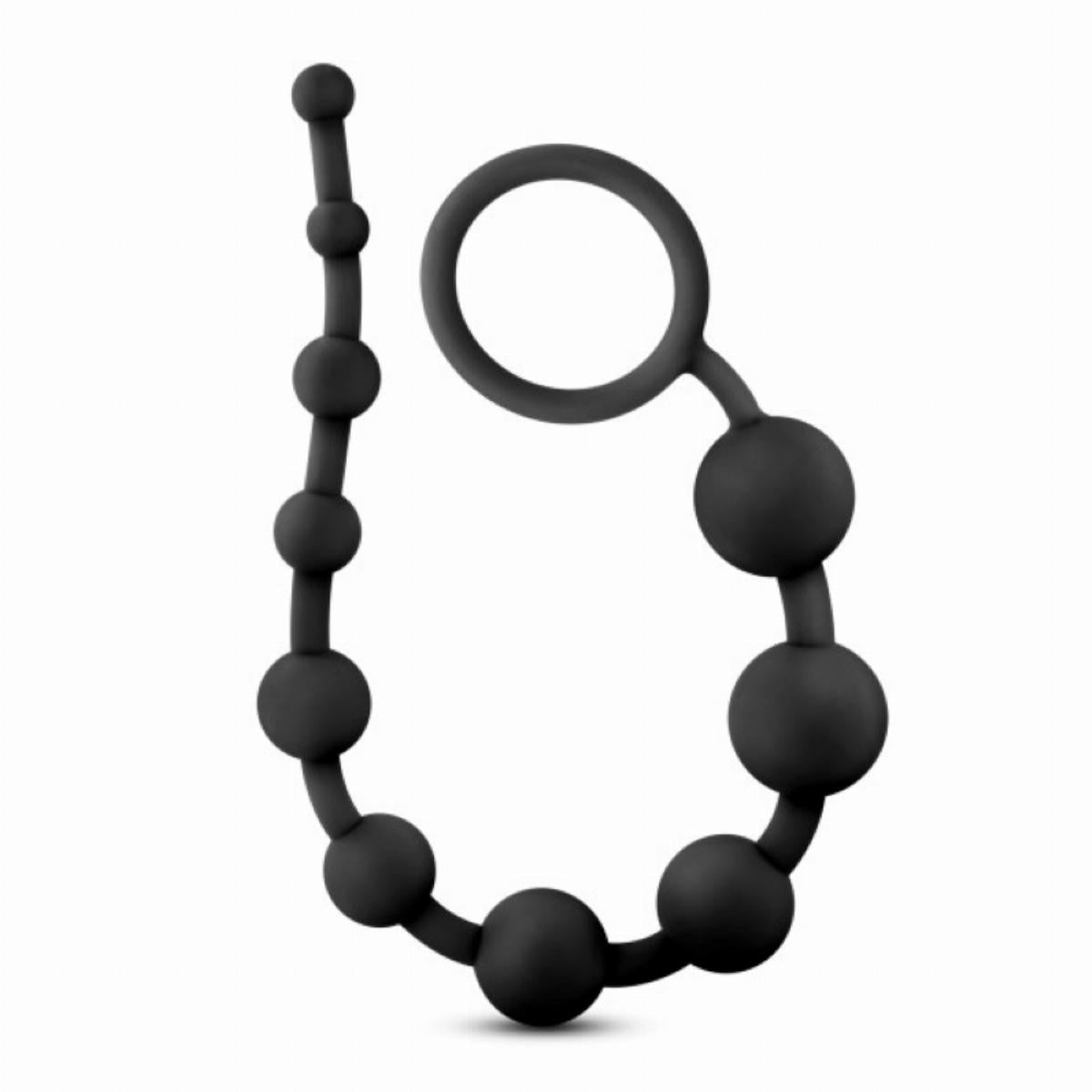 Anal Adventures Platinum - Siliconen Anaal Kralen